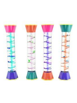 Klepsydra spirala żelowa timer XL 21 cm - mix kolorów