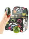 Sensoryczny gniotek z kulkami/fasolkami Neon 7 cm - mix kolorów