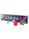 Zestaw IQ puzzle drewniane i metalowe łamigłówki 7 w 1