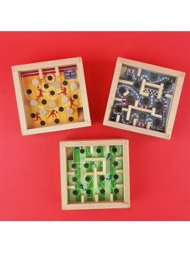 IQ puzzle drewniany labirynt ( 3 wzory )