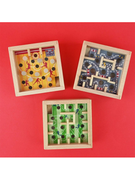 IQ puzzle drewniany labirynt ( 3 wzory )