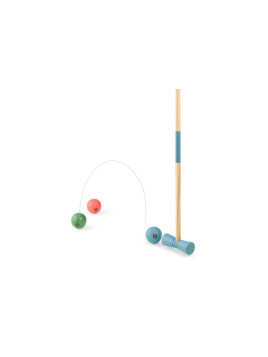 BS Toys, drewniany zestaw do Krokieta