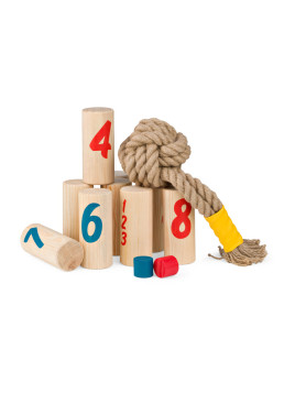 BS Toys, drewniana gra zręcznościowa Knapcack