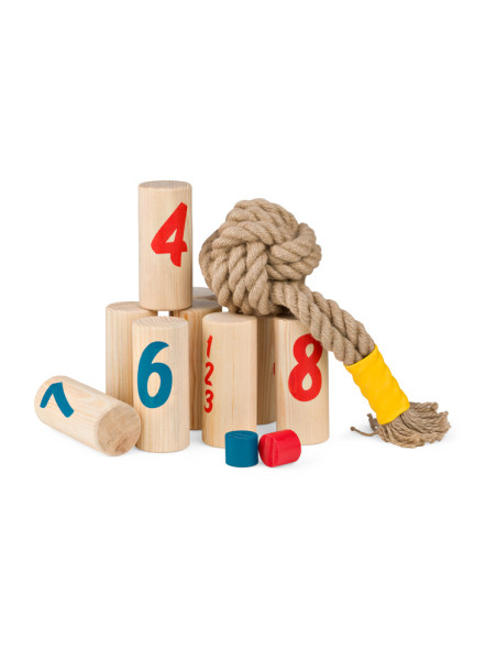 BS Toys, drewniana gra zręcznościowa Knapcack