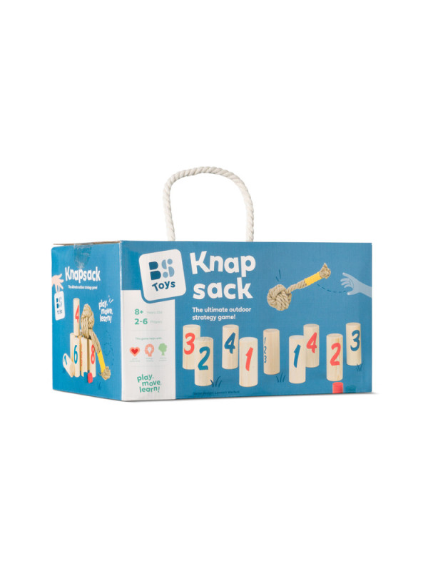 BS Toys, drewniana gra zręcznościowa Knapcack