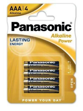 BATERIE LR03 PANASONIC AAA ALKALINE 4 SZT. BLISTER