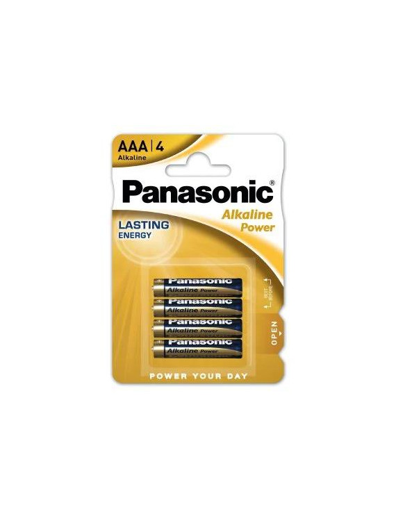 BATERIE LR03 PANASONIC AAA ALKALINE 4 SZT. BLISTER