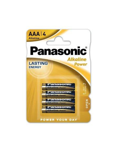 BATERIE LR03 PANASONIC AAA ALKALINE 4 SZT. BLISTER