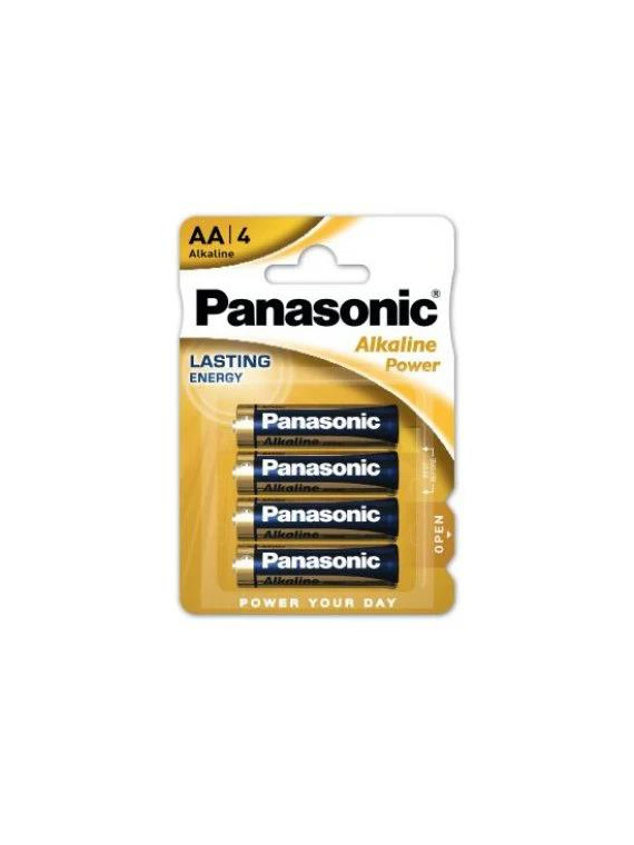 BATERIE LR6 PANASONIC AA 4  SZT. BLISTER ALKAINE