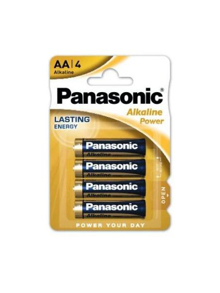 BATERIE LR6 PANASONIC AA 4  SZT. BLISTER ALKAINE