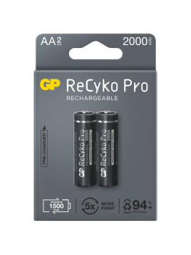 AKUMULATORKI R6 AA GP RECYKO PRO 2 SZT BLISTER
