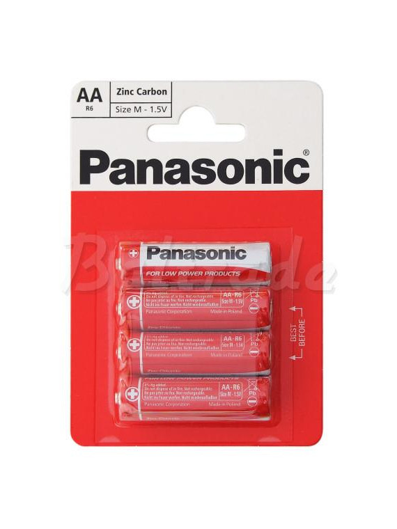 BATERIE R6 AA PANASONIC  4 SZT. BLISTER
