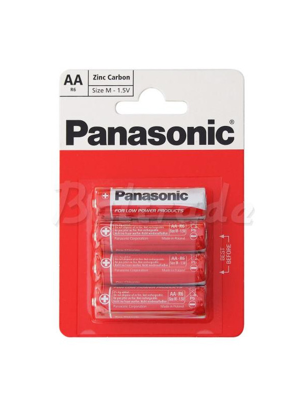 BATERIE R6 AA PANASONIC  4 SZT. BLISTER