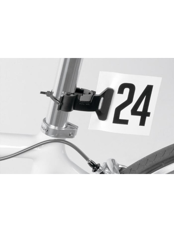 UCHWYT DO NUMERÓW STARTOWYCH RACEONE CZARNY