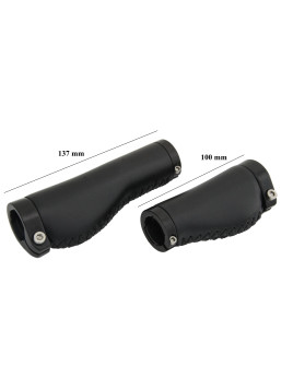 CHWYT ROWEROWY ERGO CZARNY 2LOCK 137/100MM