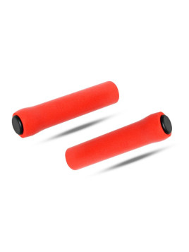 CHWYTY VELO VLG-1381a SILIKON CZERWONY 130 mm