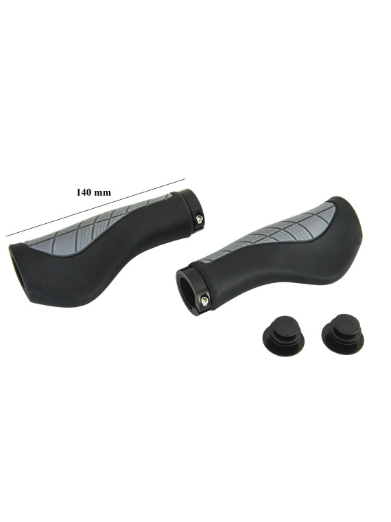 CHWYTY ERGONOMICZNE CZARNOSZARY 1LOCK