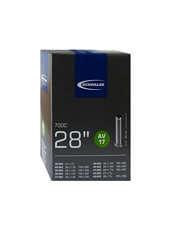 DĘTKA 700x28/45 AV17 AUTO 40MM SCHWALBE