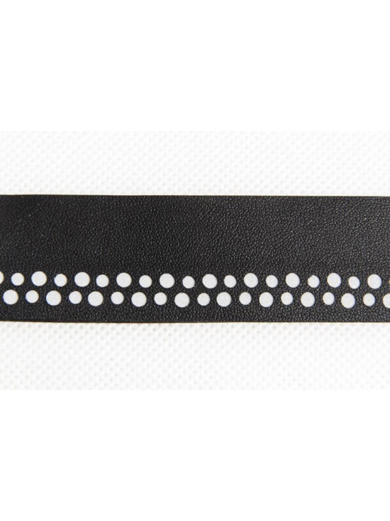 OWIJKA KIEROWNICY CZARNA REFLECTIVE ECOSKÓRA 3 MM