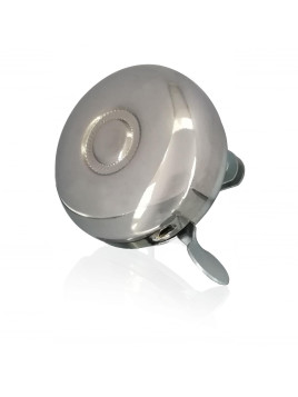 DZWONEK RETRO SREBRNY STALOWY  58mm