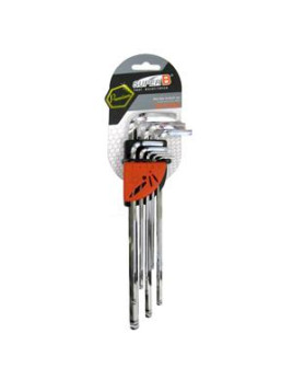 KLUCZE SUPER-B IMBUSOWE HEX 2/2,5/3/4/5/6/8/10 MM
