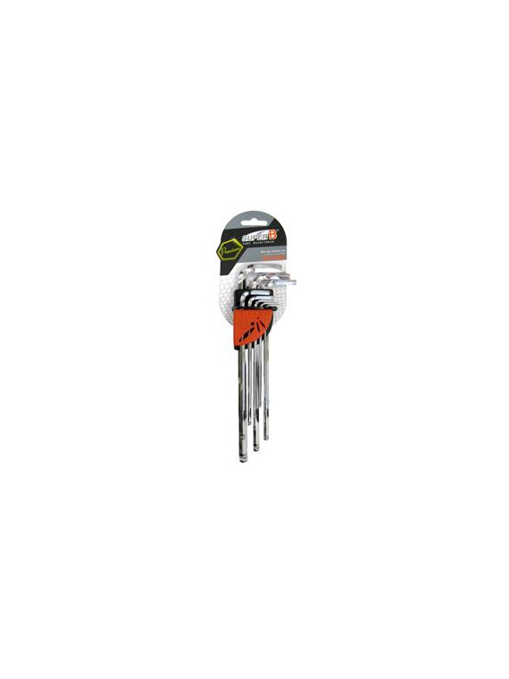 KLUCZE SUPER-B IMBUSOWE HEX 2/2,5/3/4/5/6/8/10 MM