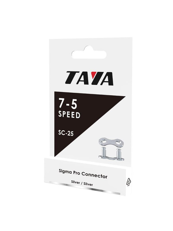 ZŁĄCZKI ŁAŃCUCHA TAYA SC-25 5-7 SPEED SILVER 2 szt