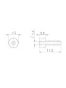 KOŃCÓWKI DO PRZEWODU HYDRAULICZNEGO AVID/SRAM