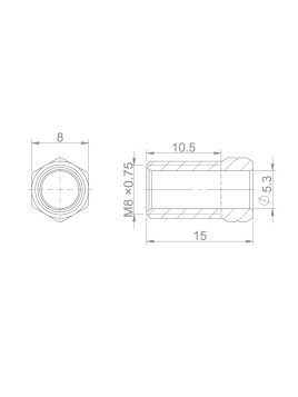 KOŃCÓWKI DO PRZEWODU HYDRAULICZNEGO AVID/SRAM