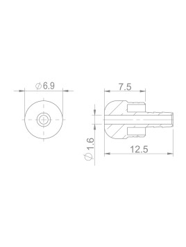 KOŃCÓWKI DO PRZEWODU HYDRAULICZNEGO HAYES