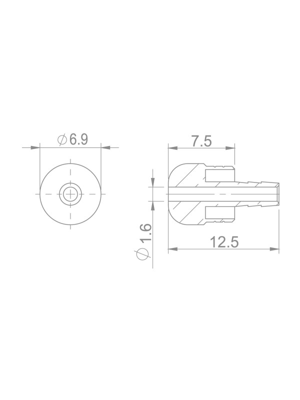 KOŃCÓWKI DO PRZEWODU HYDRAULICZNEGO HAYES