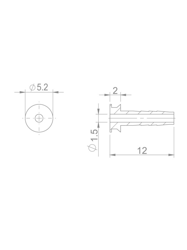 KOŃCÓWKI DO PRZEWODU HYDRAULICZNEGO TEKTRO