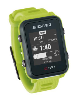 PULSOMETR Z GPS SIGMA ID.TRI LIMONKOWY 24270 SET