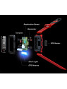 PULSOMETR Z GPS SIGMA ID.TRI CZERWONY 24280 SET