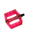 PEDAŁY WELLGO B107 RED TRANSPARENT BMX