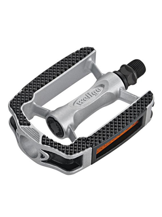 PEDAŁY WELLGO C169 MTB SREBRNE ALU/KRATON