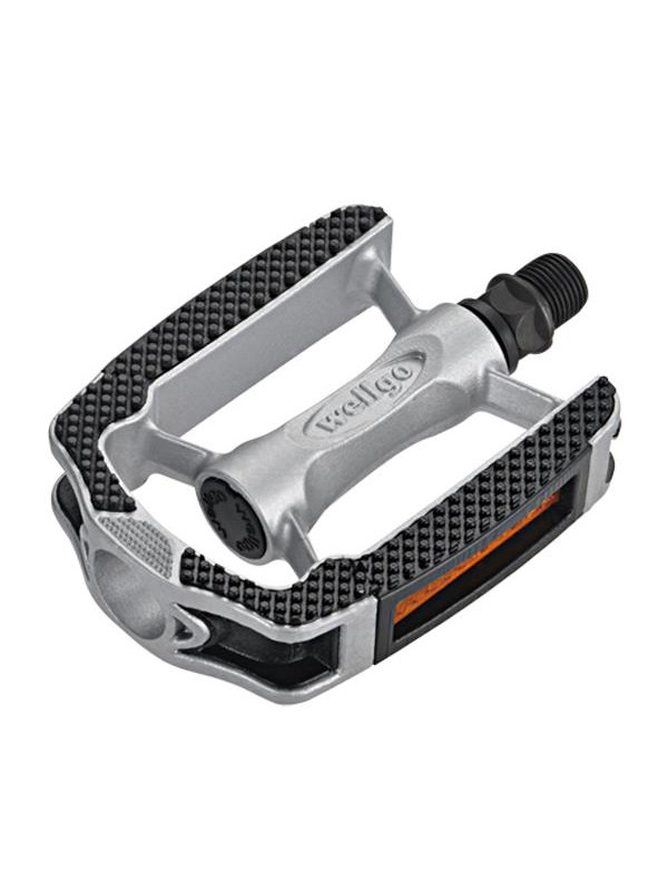 PEDAŁY WELLGO C169 MTB SREBRNE ALU/KRATON