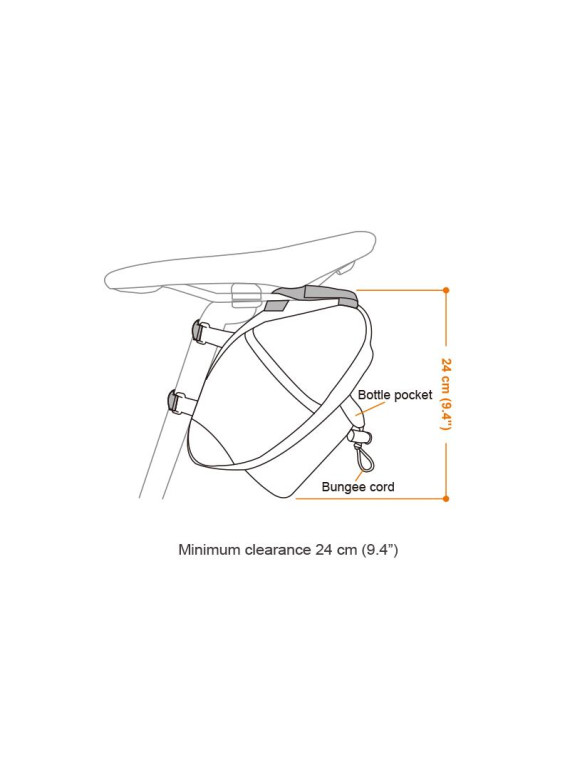 TOREBKA IBERA PODSIODŁOWA IB-SB17 STRAPON SEATPAK