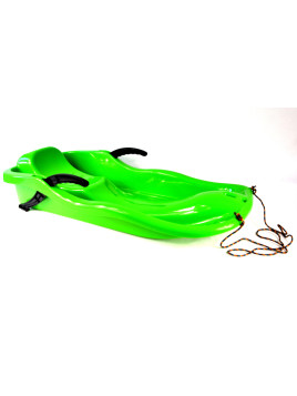 SANKI PLAST. Z HAMULCEM RACE  ZIELONE