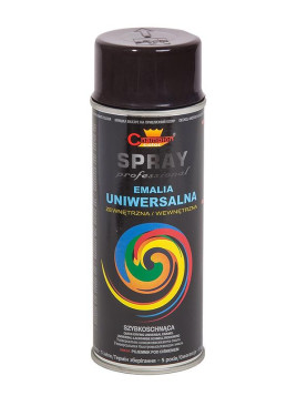 LAKIER CZARNY POŁYSK CHAMPION 400ML RAL9005