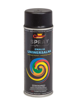 LAKIER CZARNY MAT CHAMPION 400ML RAL 9011