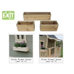 Kwietnik flora EXIT (zestaw 3 szt)