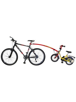 SZTYWNY HOL CZERWONY DO ROWERÓW 12"-20" TRAILGATOR