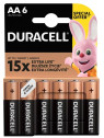BATERIA LR6 DURACELL AA ALKALINE 6 SZT. BLISTER