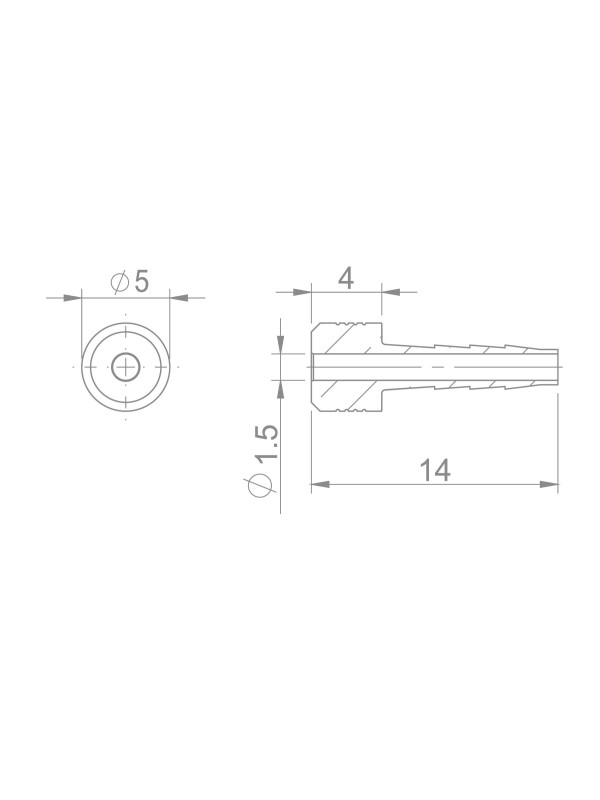 KOŃCÓWKI DO PRZEWODU HYDRAULICZNEGO MAGURA