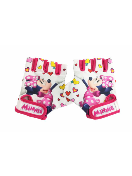 RĘKAWICZKI NA ROWER DISNEY MINNIE HEARTS XS