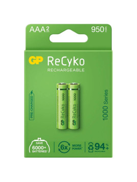AKUMULATORKI R03 AAA GP RECYKO 2 SZT. BLISTER