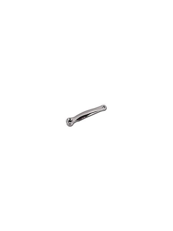 KORBA LEWA KWADRAT SREBRNA ALU 170mm