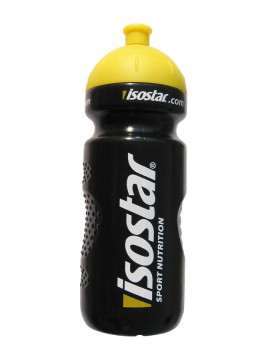 BIDON ISOSTAR 650 ml CZARNO-ŻÓŁTY PUSH-PULL