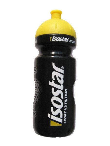 BIDON ISOSTAR 650 ml CZARNO-ŻÓŁTY PUSH-PULL
